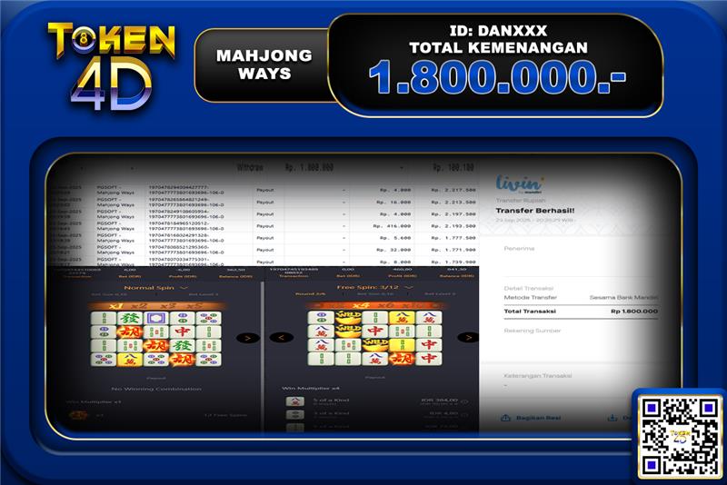 MAHJONG WAYS 2 – BUKTI JACKPOT SLOT TOKEN4D