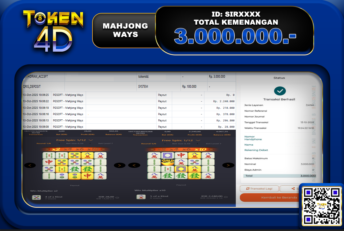 MAHJONG WAYS – BUKTI JACKPOT SLOT TOKEN4D