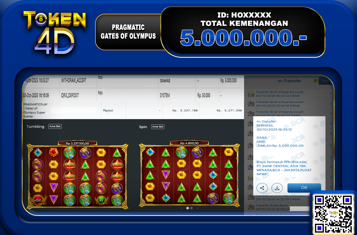 GATES OF OLYMPUS – BUKTI JACKPOT SLOT TOKEN4D