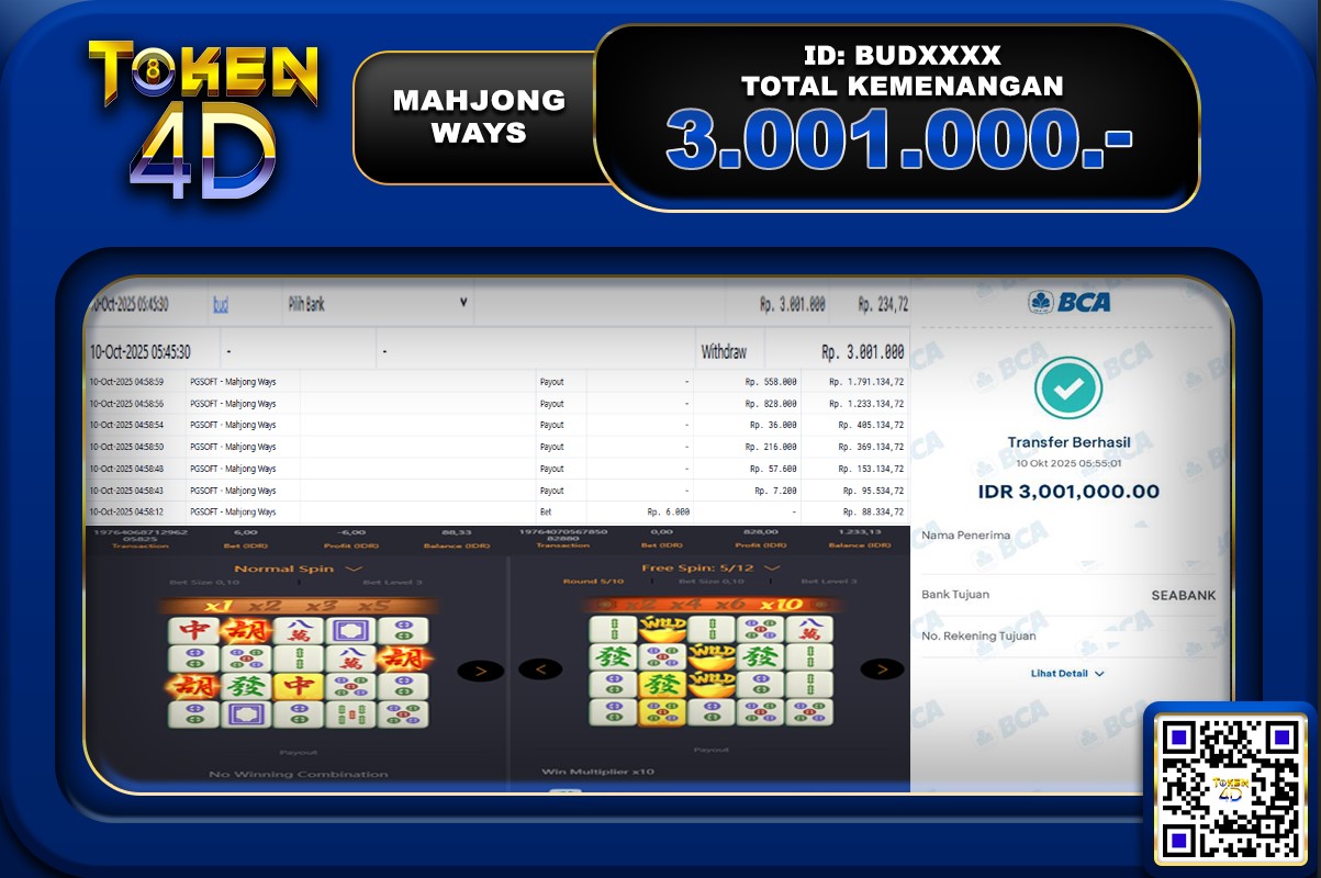 MAHJONG WAYS – BUKTI JACKPOT SLOT TOKEN4D
