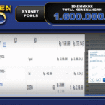 TOGEL SYDNEY POOLS – BUKTI JACKPOT TOGEL TOKEN4D