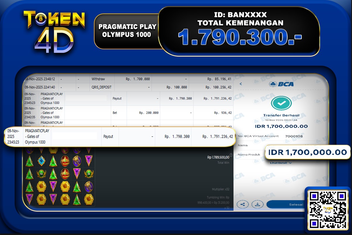 GATES OF OLYMPUS 1000- BUKTI JACKPOT SLOT TOKEN4D