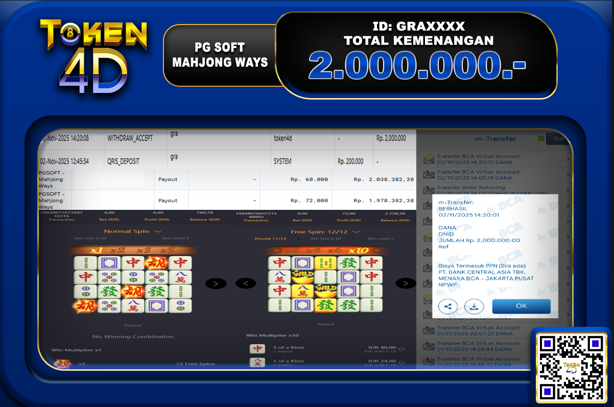 MAHJONG WAYS – BUKTI JACKPOT SLOT TOKEN4D