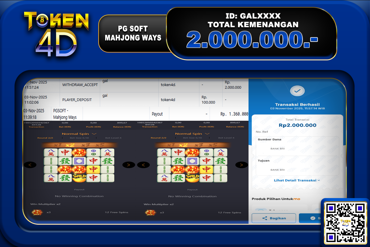 MAHJONG WAYS – BUKTI JACKPOT SLOT TOKEN4D