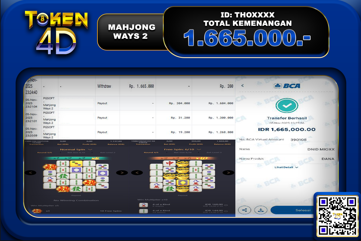 MAHJONG WAYS – BUKTI JACKPOT SLOT TOKEN4D