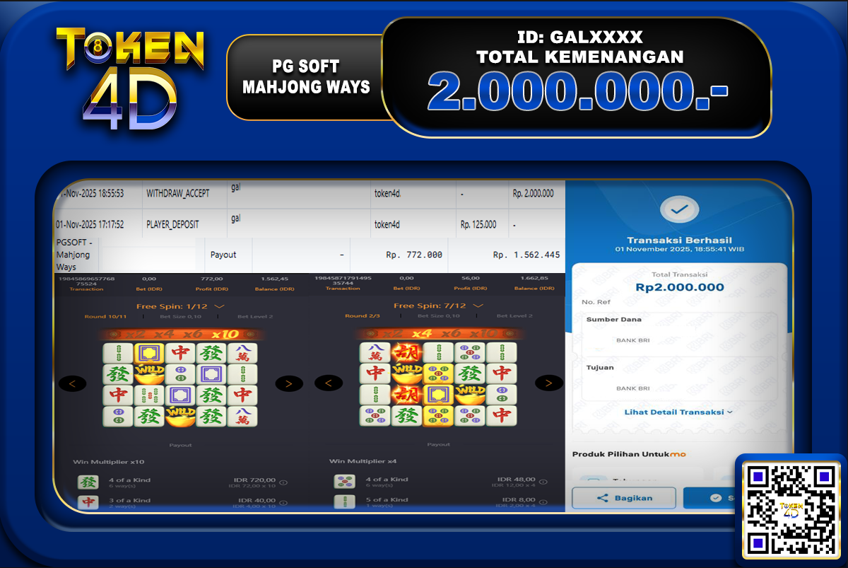 MAHJONG WAYS – BUKTI JACKPOT SLOT TOKEN4D