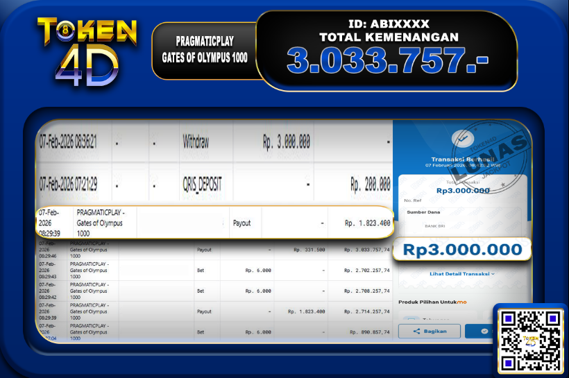 GATES OF OLYMPUS 1000 – BUKTI JACKPOT SLOT TOKEN4D