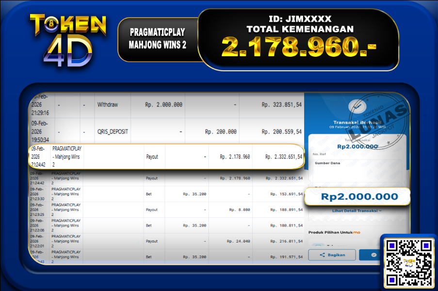 MAHJONG WINS 2 – BUKTI JACKPOT SLOT TOKEN4D