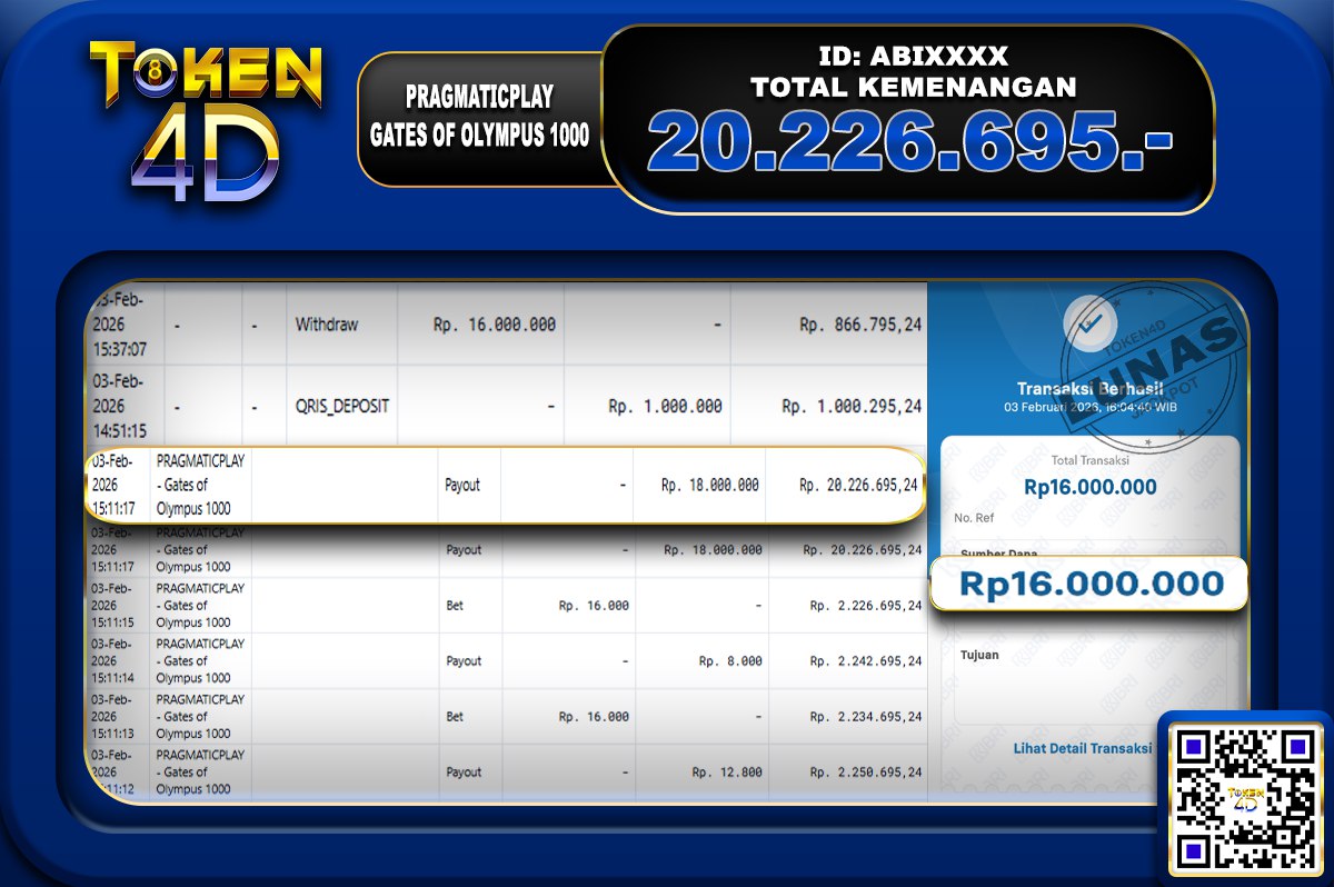 GATES OF OLYMPUS 1000 – BUKTI JACKPOT SLOT TOKEN4D